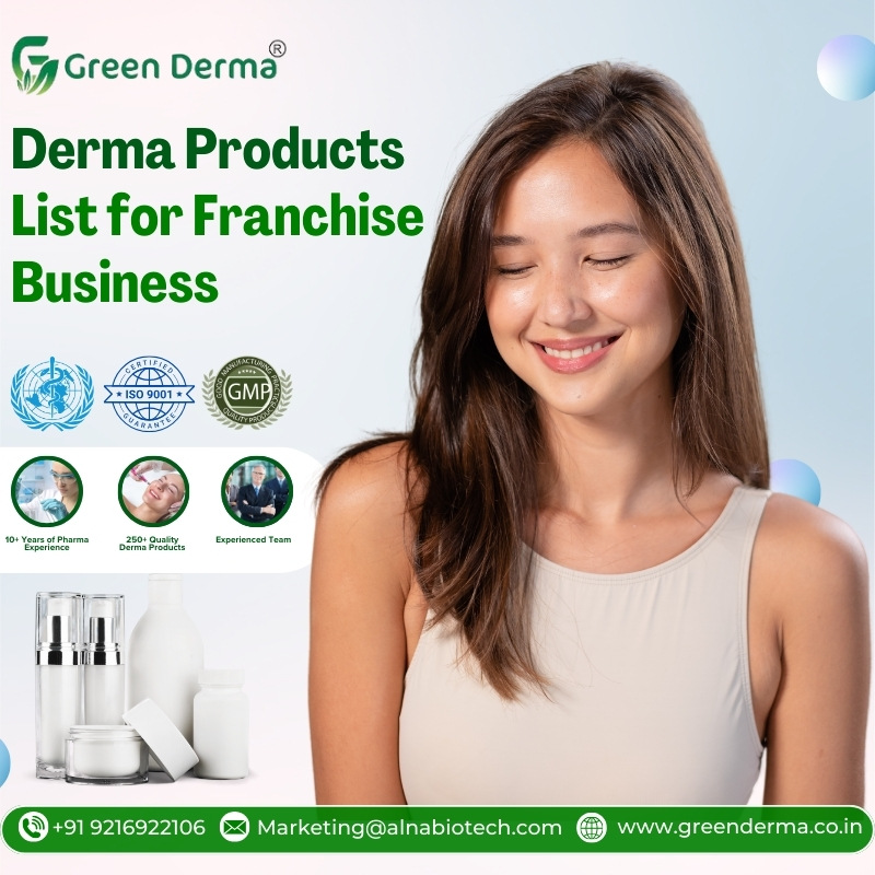 Derma Products List for Franchise Business